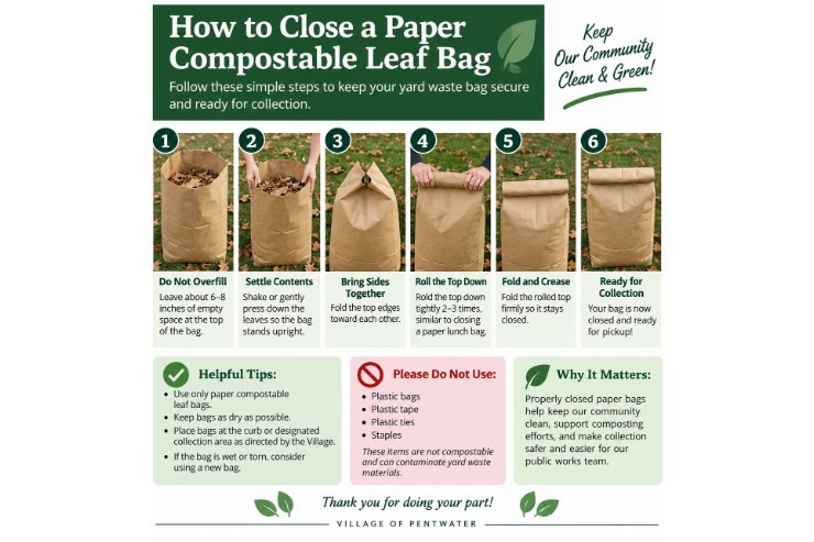 Village of Pentwater - Brush and Leaves Pickup and Dropoff